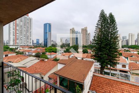 Sala - Vista de apartamento para alugar com 1 quarto, 47m² em Cidade Monções, São Paulo