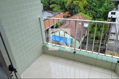 Varanda da Sala de apartamento à venda com 2 quartos, 60m² em Tanque, Rio de Janeiro