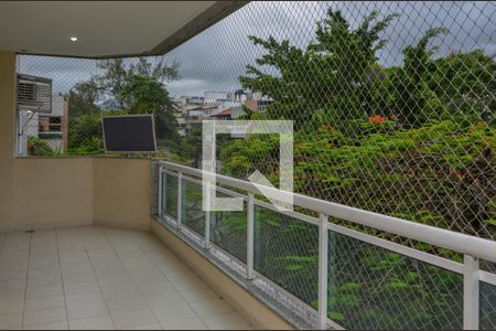 Varanda da Sala de apartamento à venda com 4 quartos, 135m² em Recreio dos Bandeirantes, Rio de Janeiro