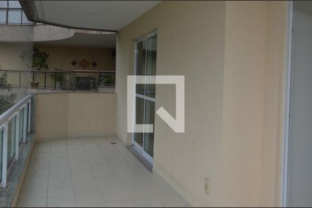 Varanda da Sala de apartamento à venda com 4 quartos, 135m² em Recreio dos Bandeirantes, Rio de Janeiro