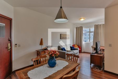 Sala de apartamento à venda com 2 quartos, 67m² em Lourdes, Belo Horizonte