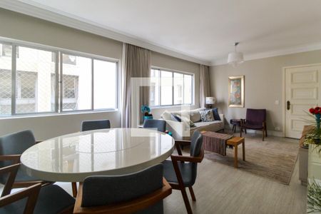 Sala de apartamento para alugar com 3 quartos, 125m² em Cerqueira César, São Paulo