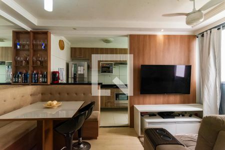 Sala de apartamento para alugar com 2 quartos, 49m² em Jardim Márcia, Campinas