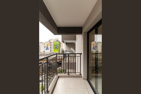 Studio para alugar com 27m², 1 quarto e sem vagaVaranda