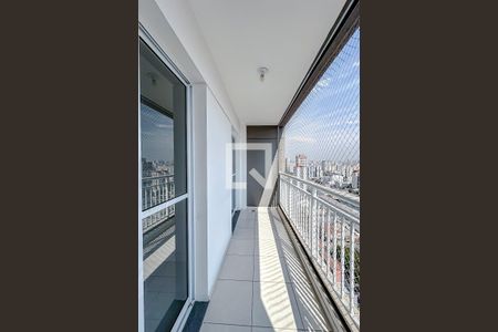 Varanda da Sala de apartamento à venda com 1 quarto, 40m² em Mooca, São Paulo
