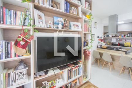 Sala de apartamento à venda com 2 quartos, 64m² em Jardim Caravelas, São Paulo