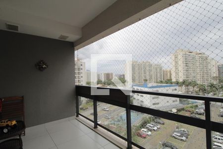Varanda da Sala de apartamento à venda com 2 quartos, 69m² em Jacarepaguá, Rio de Janeiro