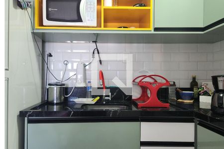 Studio para alugar com 33m², 1 quarto e 1 vaga Studio para alugar com 33m², 1 quarto e 1 vagaCozinha