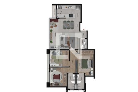 Apartamento à venda com 3 quartos, 76m² em Lourdes, Belo Horizonte