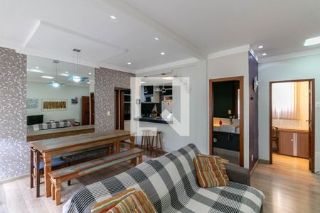 Sala de apartamento à venda com 3 quartos, 120m² em São Pedro, Belo Horizonte
