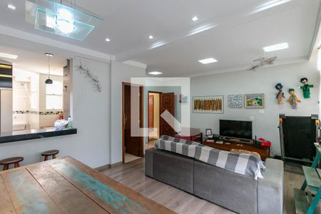 Sala de apartamento à venda com 3 quartos, 120m² em São Pedro, Belo Horizonte