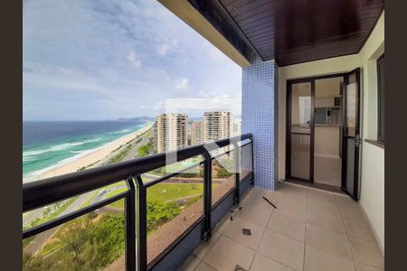 Varanda de apartamento para alugar com 2 quartos, 80m² em Barra da Tijuca, Rio de Janeiro