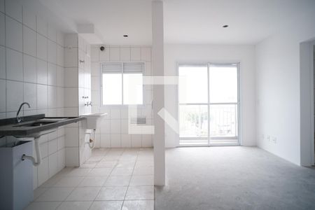 Sala / Cozinha de apartamento para alugar com 2 quartos, 46m² em Jardim Brasilia, São Paulo