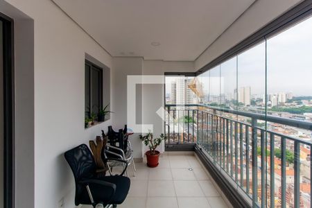 Varanda da Sala de apartamento à venda com 2 quartos, 67m² em Vila Prudente, São Paulo