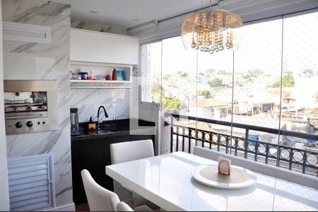 Varanda da Sala de apartamento à venda com 2 quartos, 65m² em Vila Mangalot, São Paulo