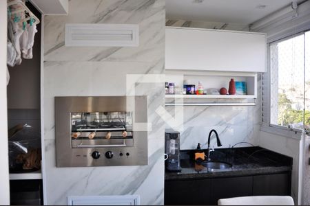 Varanda da Sala de apartamento à venda com 2 quartos, 65m² em Vila Mangalot, São Paulo