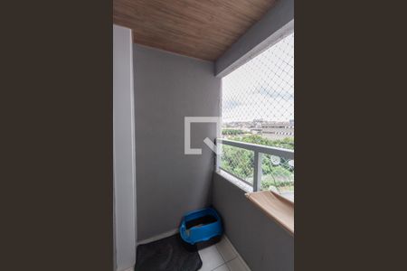 Varanda da Sala de apartamento para alugar com 2 quartos, 50m² em Parque Central, Santo André