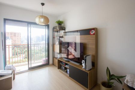 Sala de apartamento à venda com 2 quartos, 46m² em Santo Amaro, São Paulo