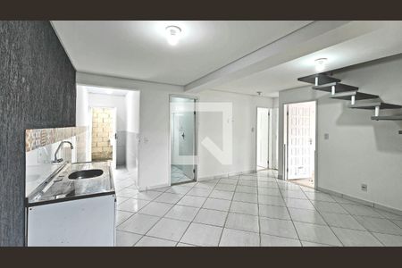 Sala - Cozinha de casa para alugar com 3 quartos, 75m² em Campeche Central, Florianópolis