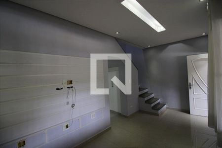 Sala de casa para alugar com 2 quartos, 78m² em Jardim Tres Marias, Guarujá