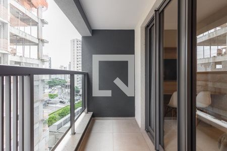Varanda da Suíte de apartamento à venda com 1 quarto, 24m² em Sumarezinho, São Paulo
