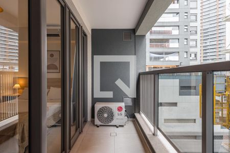 Varanda da Suíte de apartamento à venda com 1 quarto, 24m² em Sumarezinho, São Paulo
