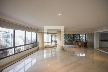 Sala de apartamento para alugar com 3 quartos, 330m² em Paraíso do Morumbi, São Paulo