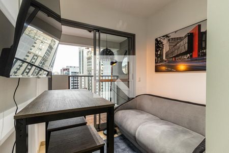 Sala de apartamento para alugar com 1 quarto, 38m² em Consolação, São Paulo