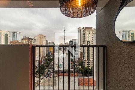 Varanda de apartamento para alugar com 1 quarto, 38m² em Consolação, São Paulo