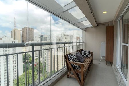 Sacada de apartamento para alugar com 1 quarto, 40m² em Bela Vista, São Paulo