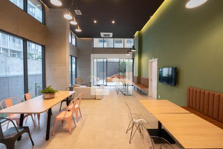 Studio à venda com 25m², 1 quarto e sem vagaÁrea comum - Salão de festas