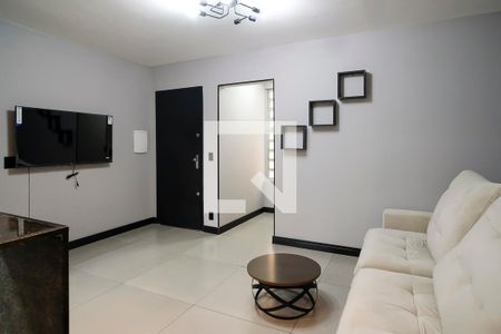 Sala de apartamento para alugar com 1 quarto, 48m² em Barcelona, São Caetano do Sul