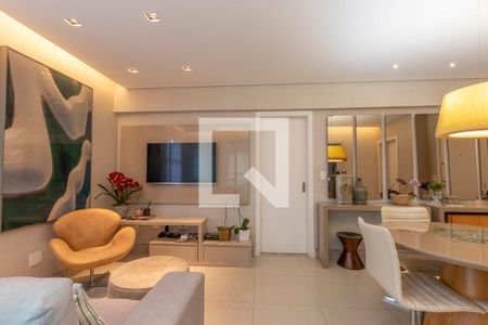 Sala de apartamento à venda com 3 quartos, 82m² em São Pedro, Belo Horizonte