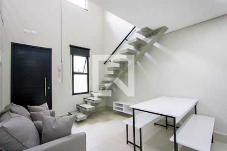 Sala/Cozinha/Área de serviço de apartamento para alugar com 1 quarto, 35m² em Silveira, Santo André