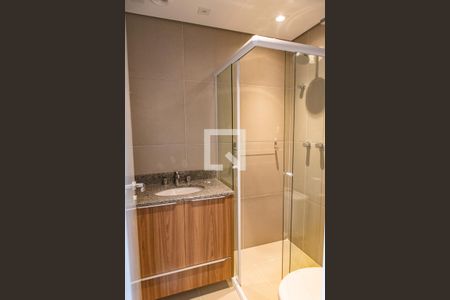 Banheiro de kitnet/studio à venda com 1 quarto, 22m² em Vila Mariana, São Paulo