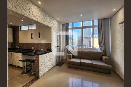Sala de apartamento para alugar com 2 quartos, 162m² em Embaré, Santos