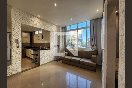 Sala de apartamento para alugar com 2 quartos, 162m² em Embaré, Santos