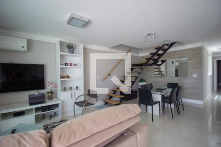 Sala de apartamento para alugar com 3 quartos, 243m² em Recreio dos Bandeirantes, Rio de Janeiro