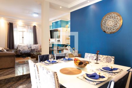 Sala de Jantar de casa à venda com 3 quartos, 253m² em Vila São Pedro, Santo André