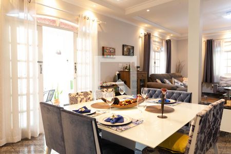 Sala de Jantar de casa à venda com 3 quartos, 253m² em Vila São Pedro, Santo André