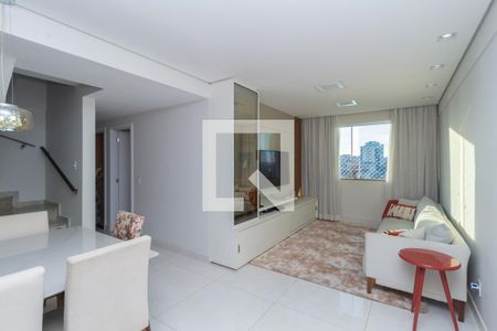 Sala de apartamento à venda com 4 quartos, 157m² em União, Belo Horizonte