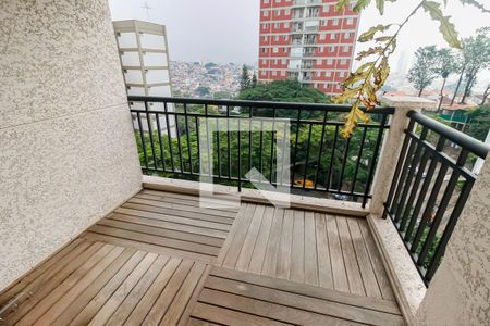Varanda da Sala de apartamento para alugar com 3 quartos, 75m² em Jardim Colombo, São Paulo
