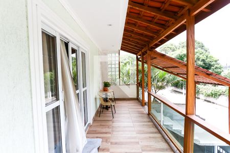 Varanda da Sala de casa à venda com 7 quartos, 350m² em Parque Assunção, Taboão da Serra