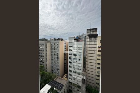 Sala - Vista de apartamento à venda com 1 quarto, 43m² em Leme, Rio de Janeiro