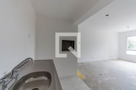 Cozinha de apartamento à venda com 3 quartos, 76m² em Marechal Rondon, Canoas
