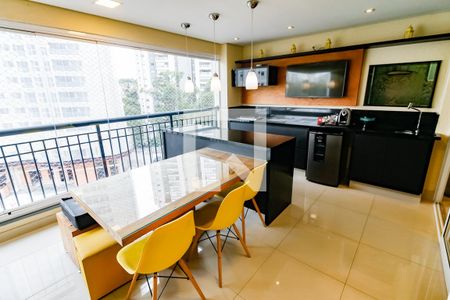 Varanda gourmet de apartamento à venda com 3 quartos, 96m² em Vila Andrade, São Paulo