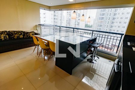 Varanda gourmet de apartamento à venda com 3 quartos, 96m² em Vila Andrade, São Paulo