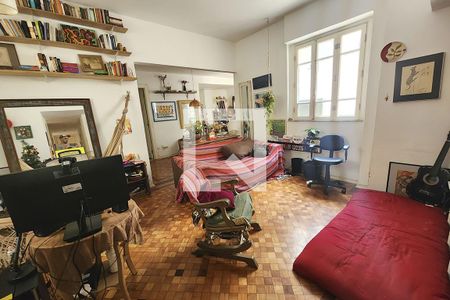 Sala de apartamento para alugar com 3 quartos, 130m² em Laranjeiras, Rio de Janeiro