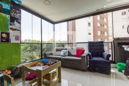 Varanda de apartamento para alugar com 3 quartos, 112m² em Dezoito do Forte Empresarial/alphaville., Barueri