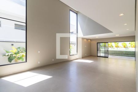 Sala de casa de condomínio à venda com 4 quartos, 383m² em Swiss Park, Campinas